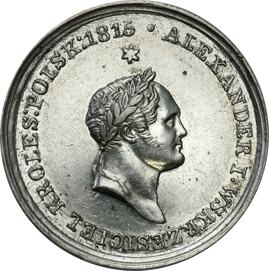 Królestwo Polskie/Rosja. Medal 1826, na śmierć Aleksandra I, Warszawa, Srebro